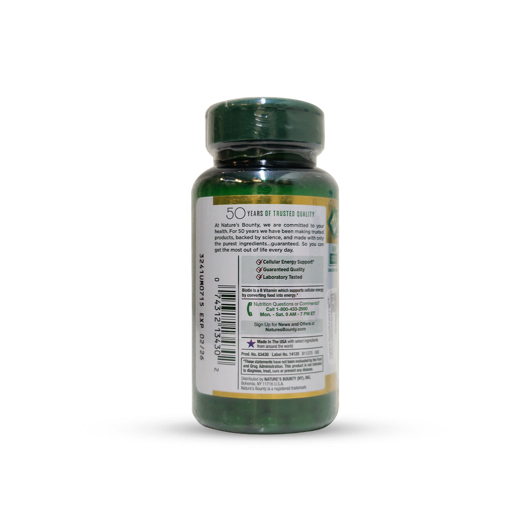 NB BIOTIN 5000MCG TAB