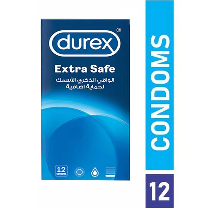 Durex Extra Safe Condoms, 12 Ct