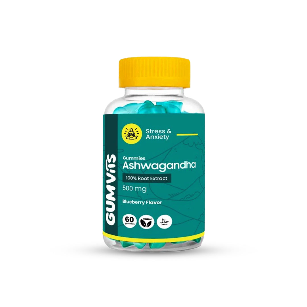 Gumvits Ashwagandha 500mg Gummies, 60 Ct