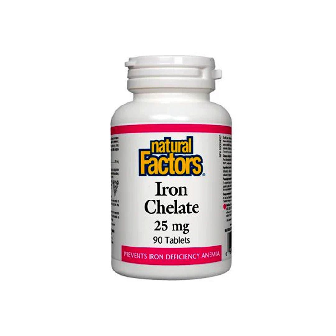 Natural Factors Iron Chelate 25mg