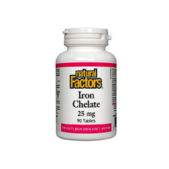 Natural Factors Iron Chelate 25mg