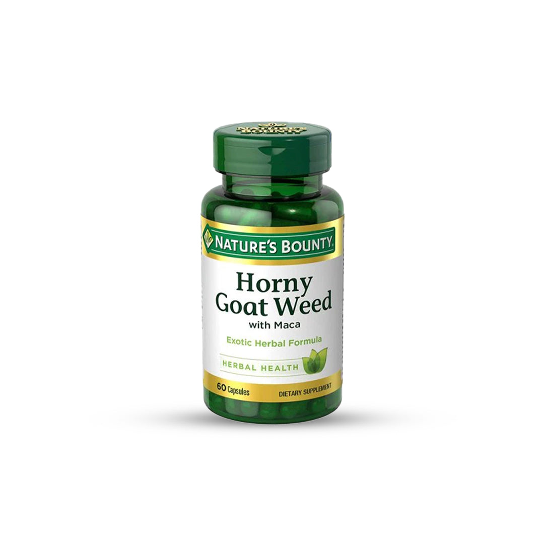 Nature’s Bounty Horny Goat Weed with Maca, 60 Ct