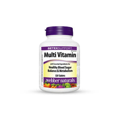 Webber Naturals Diabetex Multi Vitamin, 120 Ct