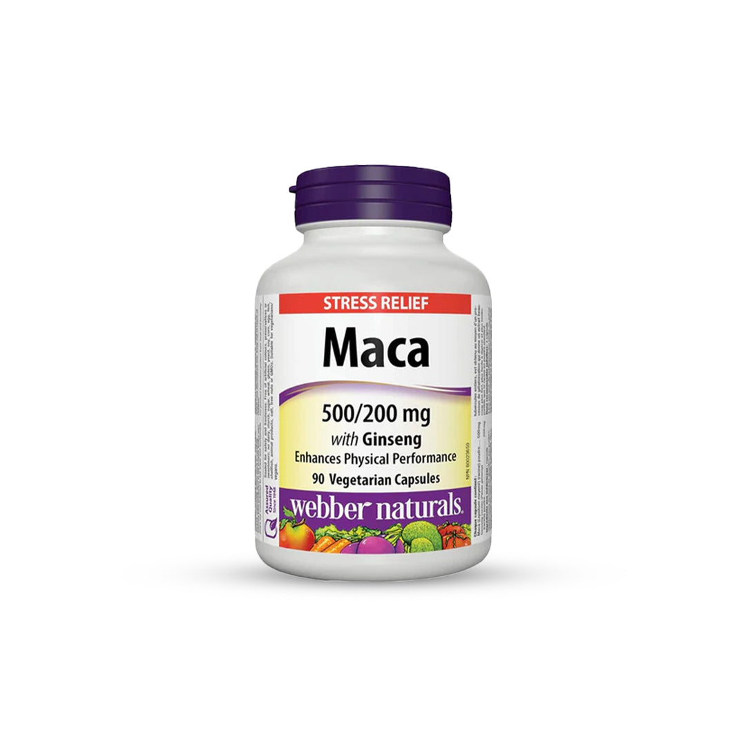 Webber Naturals Maca with Ginseng for Men Vitality, 90 Ct