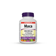 Webber Naturals Maca with Ginseng for Men Vitality, 90 Ct