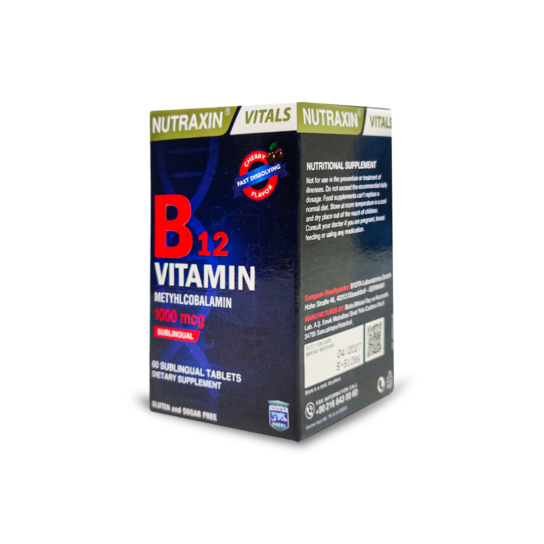 NUTRAXIN VITAMIN B12 1000MCG