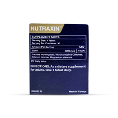 NUTRAXIN BIOTIN 5000MCG