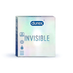 Durex Invisible Extra Thin Condoms, 3 Ct